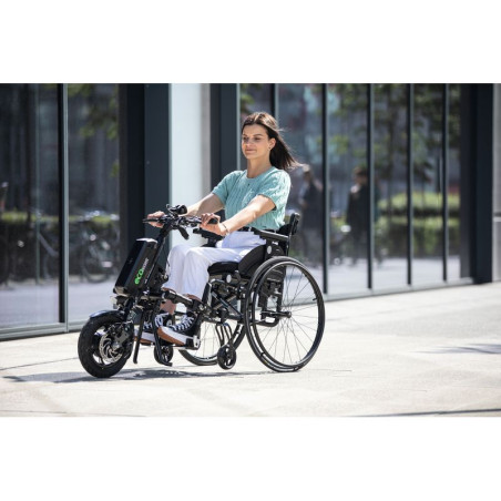 Roue motorisée pour fauteuil roulant manuel ECOASSIST - REHASENSE