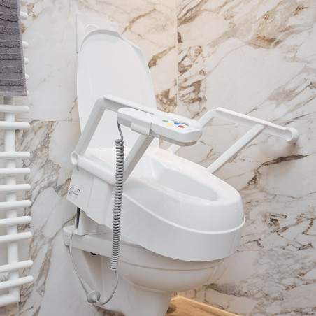 Réhausseur de toilettes releveur sur batterie E-TSE