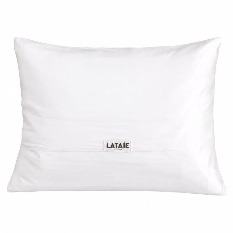 Taie d'oreiller 100% soie - Taille : 65 x 65 cm - Beige - 65 x 65 cm