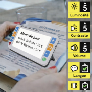 Loupe électronique portable Claudia HD 8 méga pixel