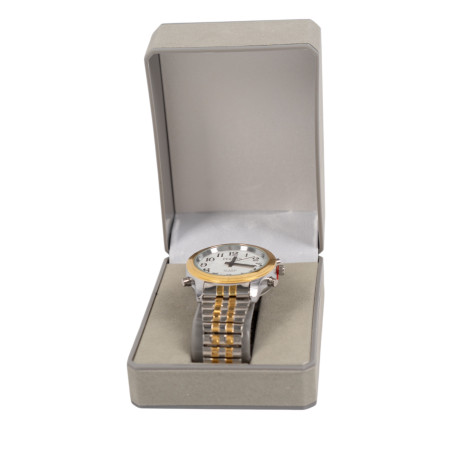 Montre parlante Style homme malvoyant avec date et alarme