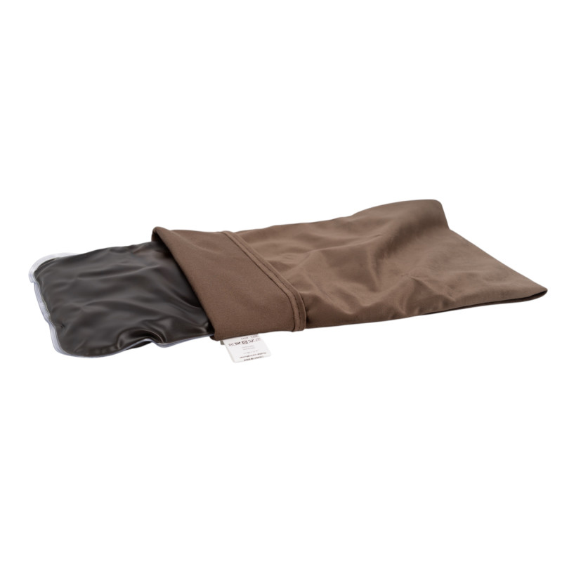 Coussin de relaxation à chauffer avec boue - Marron - 38 cm