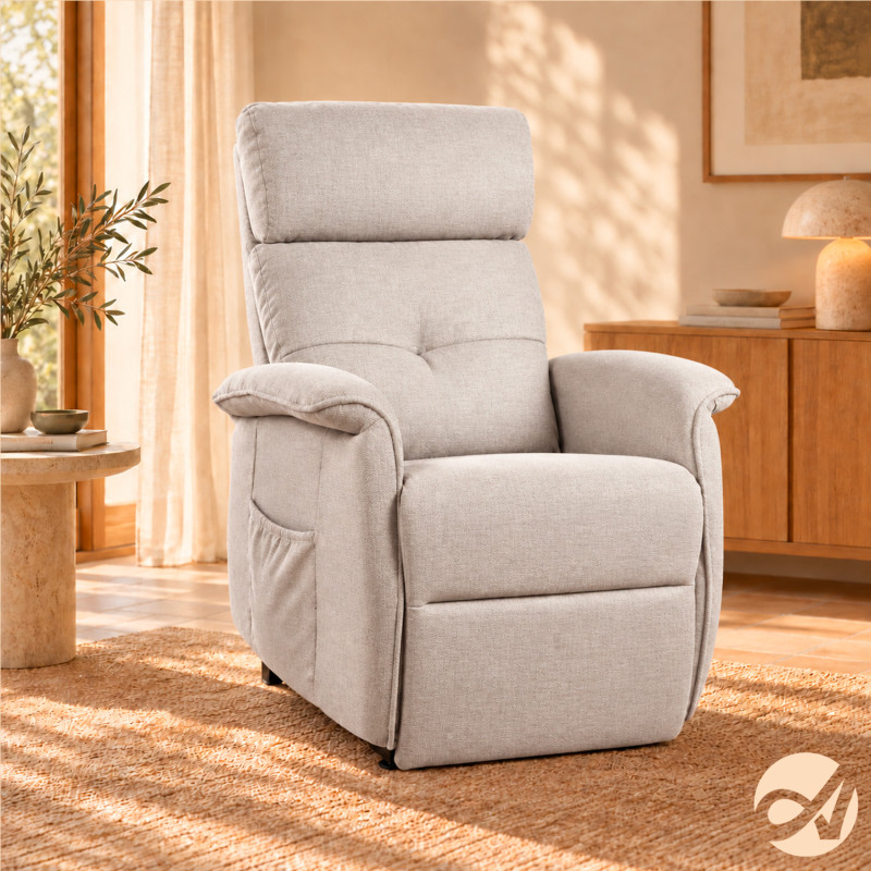 Le fauteuil releveur électrique APLOS - Sable - 92 cm