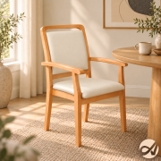 Chaise bridge ergonomique Charlotte avec accoudoirs | Tous Ergo