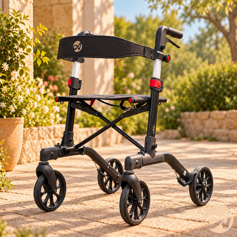 Le déambulateur APLOS - Noir - 69,6 cm