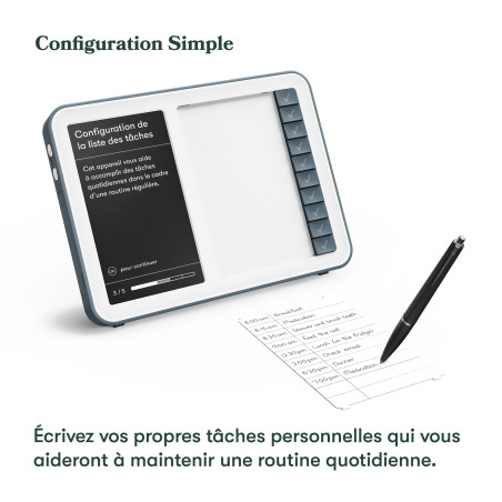 Horloge Alzheimer avec rappels de tâches quotidiennes - Day hub