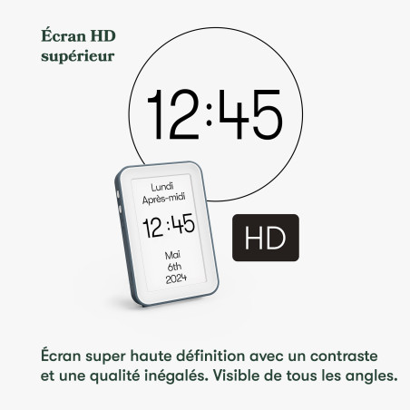 Horloge Alzheimer jour, date et heure - Day Connect