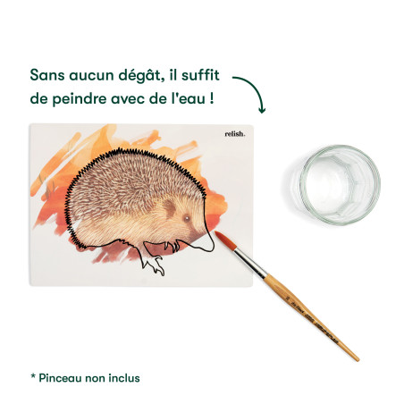 Peinture à l’eau Alzheimer réutilisable - Merveilles du jardin