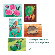 Peinture à l’eau Alzheimer réutilisable - Merveilles du jardin