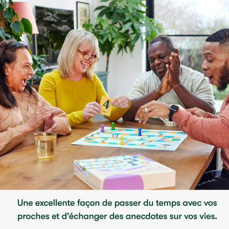 Jeux de société Alzheimer 2-en-1 – Petits chevaux et jeu de l'oie