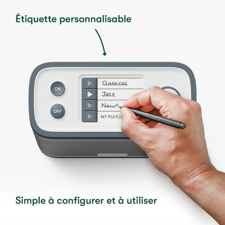Radio simple Alzheimer et lecteur de musique