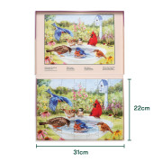 Puzzle Alzheimer 35 pièces - Oiseaux du jardin