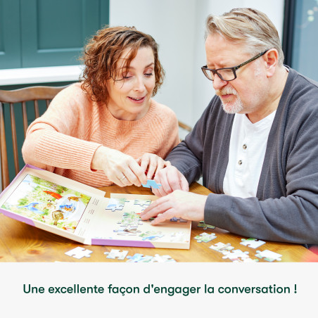 Puzzle Alzheimer 35 pièces - Oiseaux du jardin