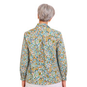 Chemisier senior en coton fermeture avant par aimant ForEstime
