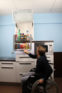 étagère de cuisine escamotable