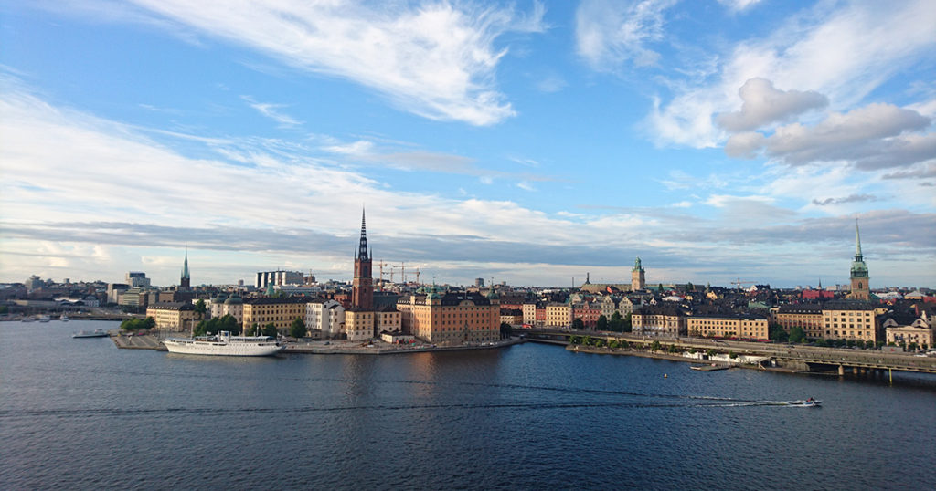 Vue de Stockholm, une ville accessible