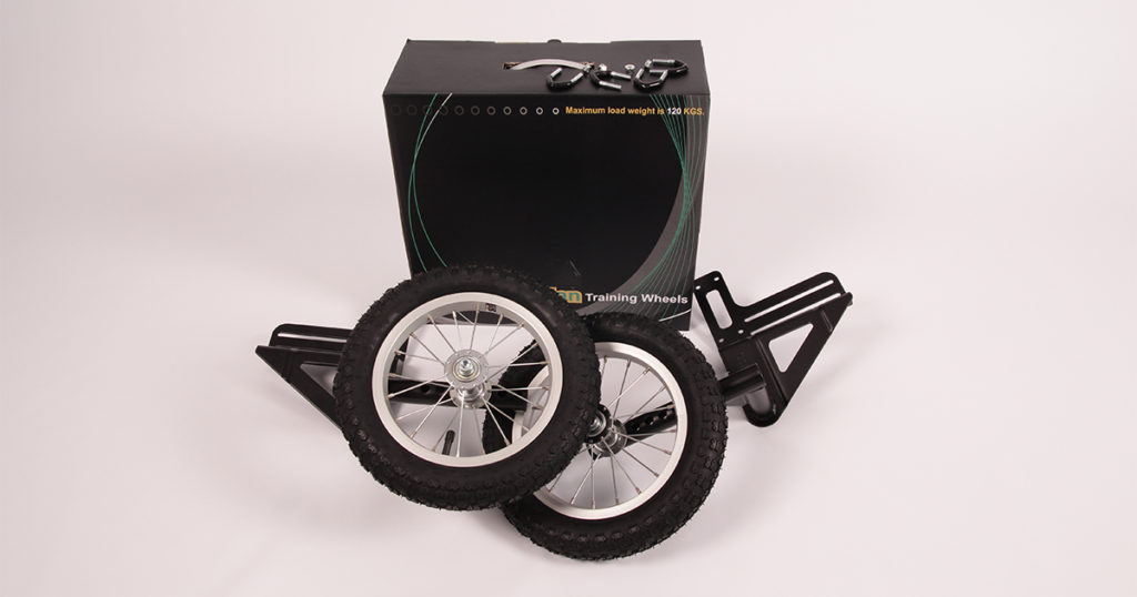 Contenu du kit de roues stabilisatrices universelles pour vélo
