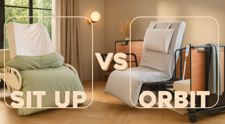 Comparatif complet : lit médicalisé SIT UP vs ORBIT