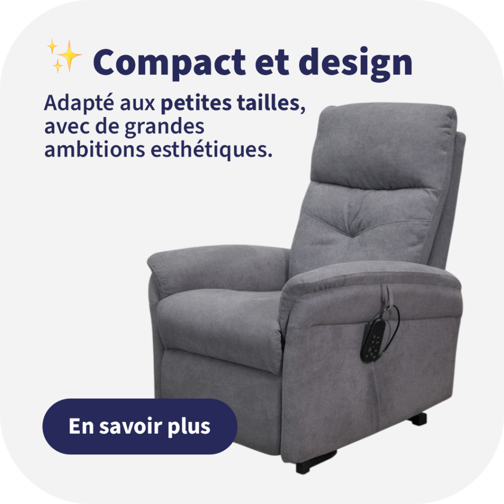 Fauteuil releveur petite taille Viviane TOUS ERGO