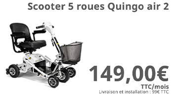 Scooter Electrique 4 roues - Léo - LPPR - Rouge Ruby - INVACARE - Scooters  - Univers Santé