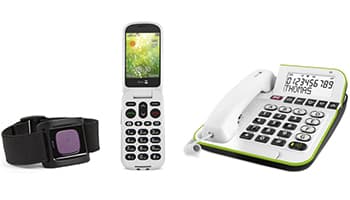 Téléphone sans fil Doro PhoneEasy 100w à 100,80 €.PhoneEasy