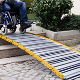 La rampe daccès modulaire et enroulable roll up